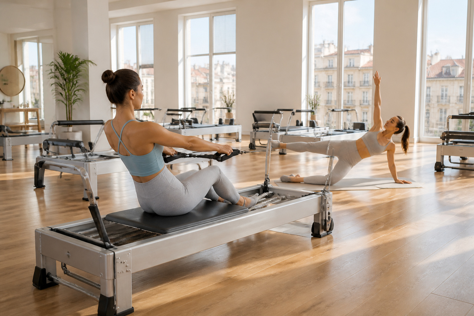 Studio pilates moderne et lumineux