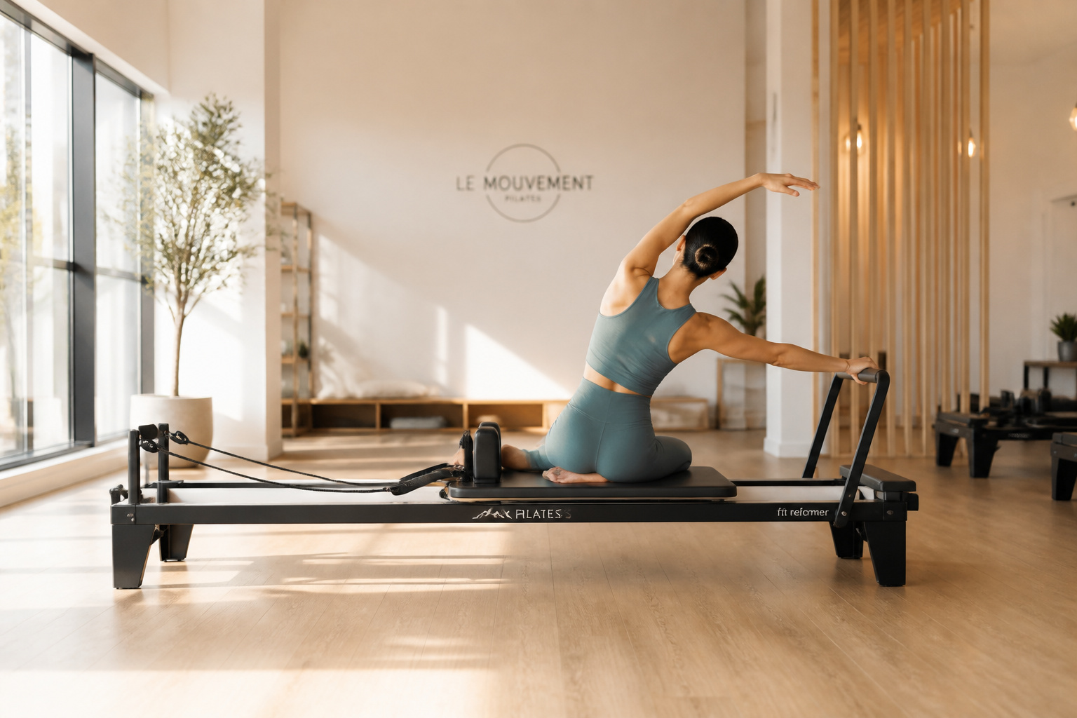 Elegance et force sur reformer pilates